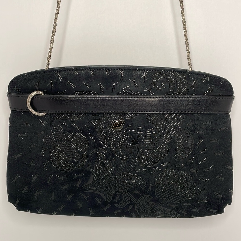 Indenya Inden Carray Clutch Shoulder Bag Embossed Leather Clutch Shoulder Bag